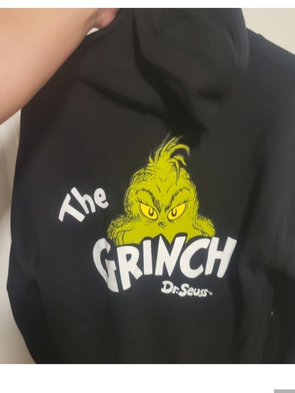 Dr. Seuss The Grinch Black Zip up Hoodie - Women's/Men's Sweatshirt